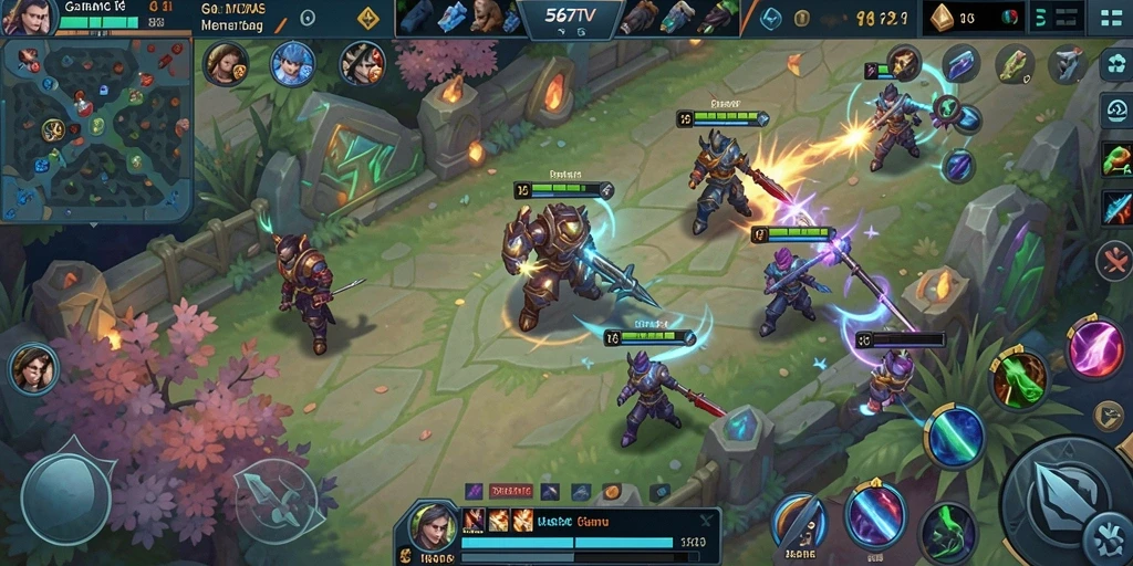 Tampilan gameplay menarik dari 567TV yang mendebarkan.