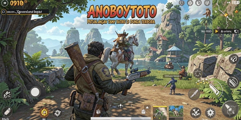 Tangkapan layar gameplay ANOBOYTOTO dengan pemandangan luar biasa dan aksi seru.