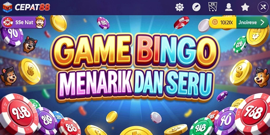 Tampilan gameplay Bingo CEPAT88 yang seru dan interaktif.