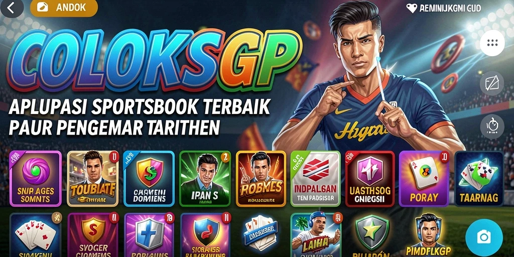 Tampilan utama COLOKSGP dengan berbagai opsi taruhan olahraga.