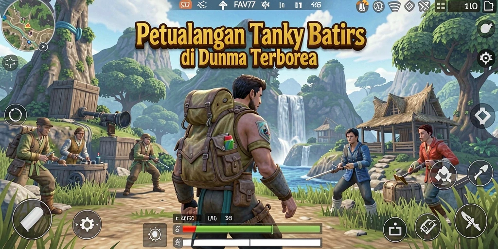 Gameplay FAV77 menampilkan dunia terbuka yang luas dan penuh petualangan.