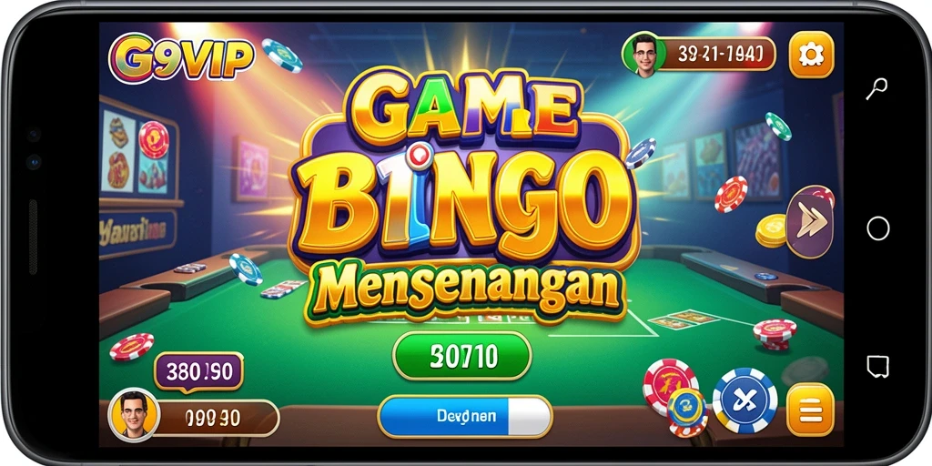 Tampilan gameplay Bingo yang seru dan interaktif di G9VIP.