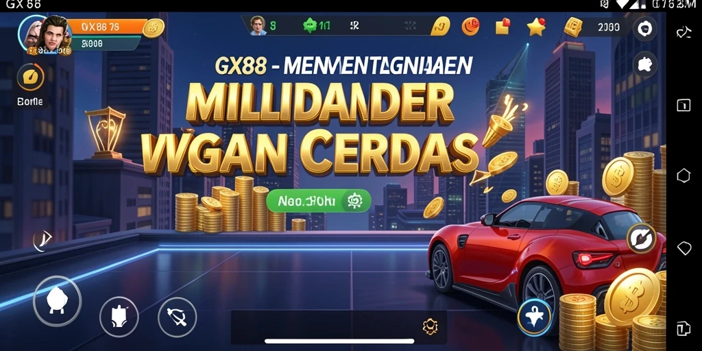Tampilan gameplay GX88 yang menarik dengan strategi Tycoon.