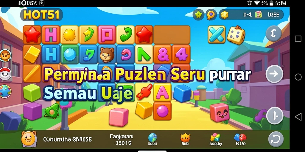 Tangkapan layar HOT51 menunjukkan gameplay yang menarik dan menantang.