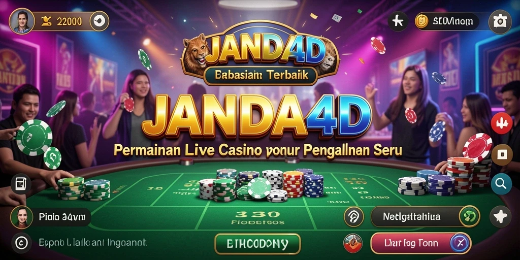 Screenshot gameplay Live Casino yang seru di JANDA4D.