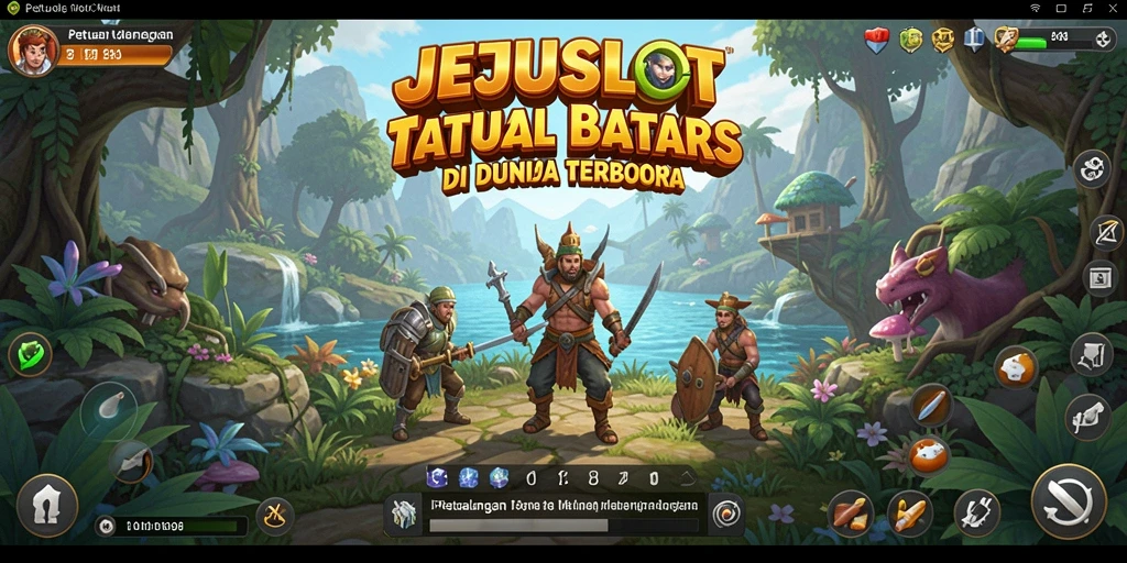 Screenshot JEJUSLOT menampilkan petualangan di dunia terbuka yang menakjubkan.
