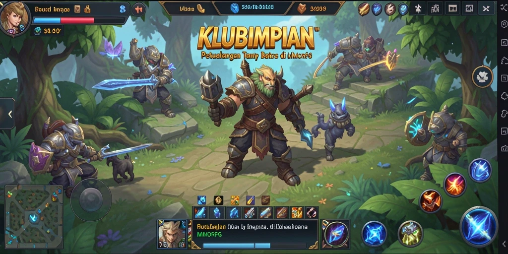 Screenshot gameplay KLUBIMPIAN menampilkan petualangan seru di dunia MMORPG.