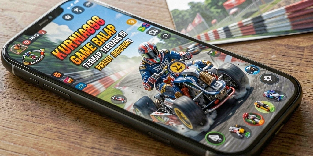 Tampilan gameplay Racing KURNIA898 yang seru dan menegangkan.