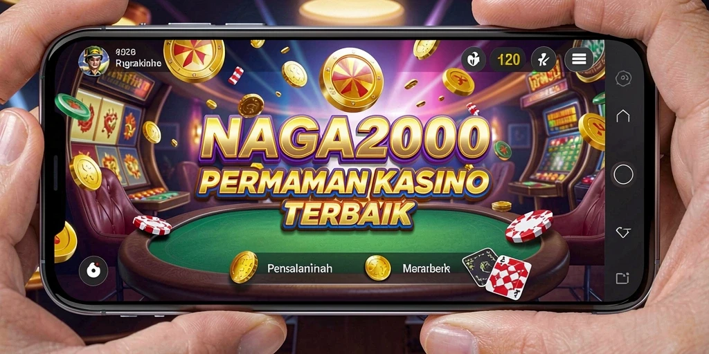 Tampilan gameplay menarik dari NAGA2000 dengan efek visual memukau.