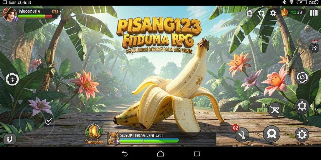 Screenshot gameplay PISANG123 dengan aksi seru di dunia RPG.