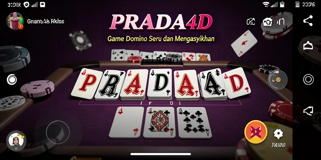 Gameplay seru PRADA4D dengan teman-teman di Domino.