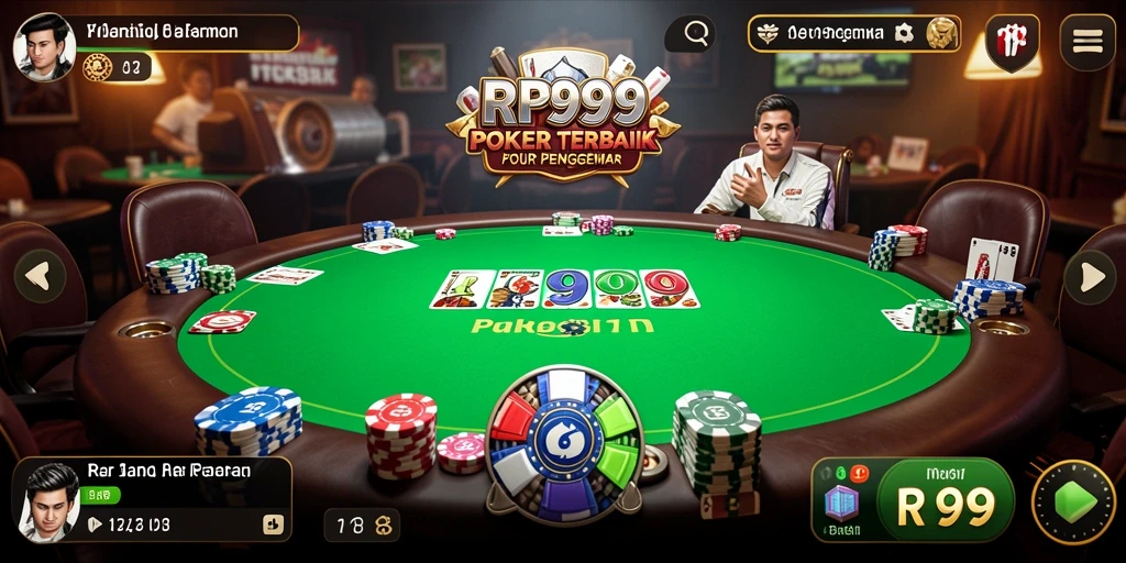 Screenshot gameplay poker yang mendebarkan di RR999.
