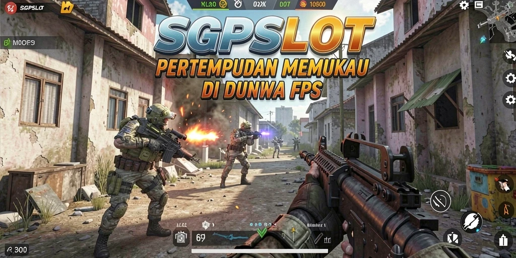 Tangkapan layar gameplay seru di SGPSLOT dengan aksi tembak-menembak intens.