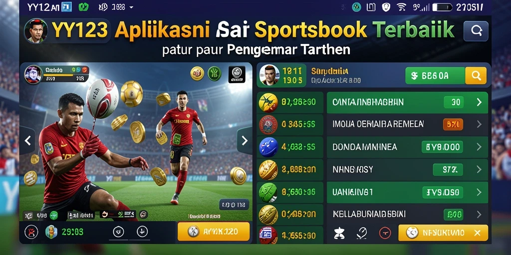Tampilan menarik dari gameplay taruhan olahraga di YY123.
