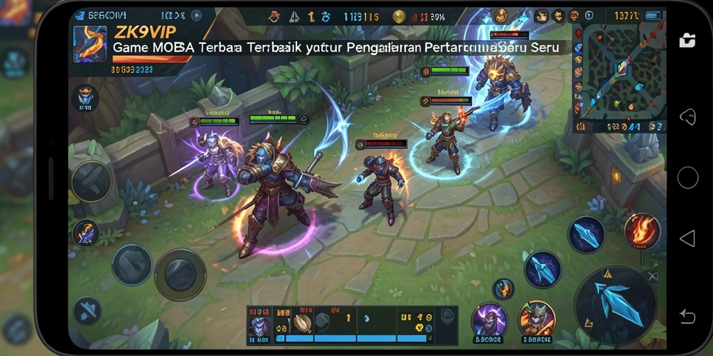 Tampilan gameplay seru dan karakter unik di ZK9VIP.